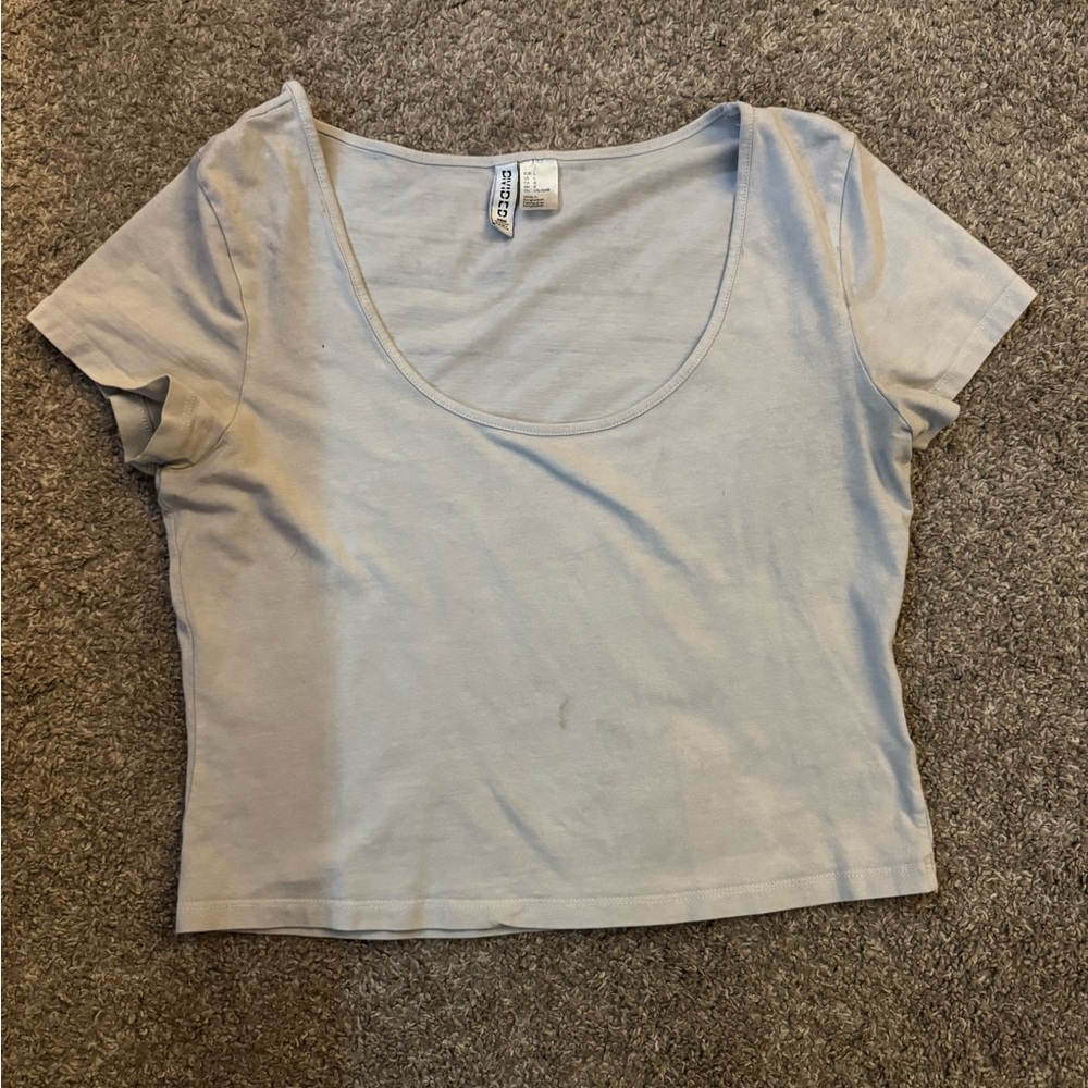 basic cropped t shirt